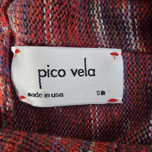 Pico Vela Sustainable Raw Hem Knit Cowl Neck Sweater | Women's Small - Picture 12 of 12